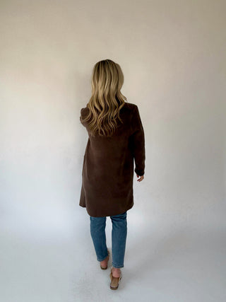 The Stockport Jacket in Dark Brown Back Image