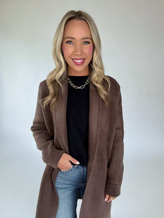 The Stockport Jacket in Dark Brown Front Image