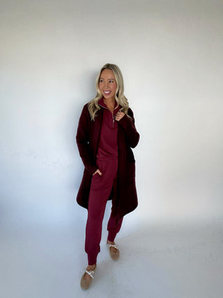 VARLEY The Slim Cuff Pant 27.5" New Maroon Casual Image