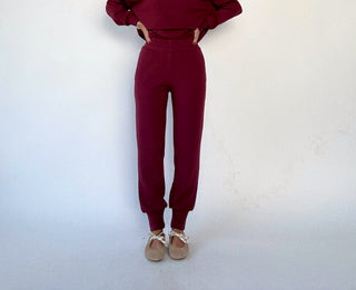 VARLEY The Slim Cuff Pant 27.5" New Maroon Image