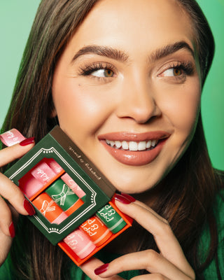 Poppy & Pout - Holiday Lip Balm Trio Ornament