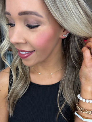 Marquise Studs - Gold