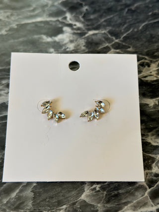 Marquise Studs - Gold